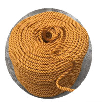 Golden yellow PP manila nylon rope cord 200 meters 6mm 8mm 10mm 12mm for Philippines market